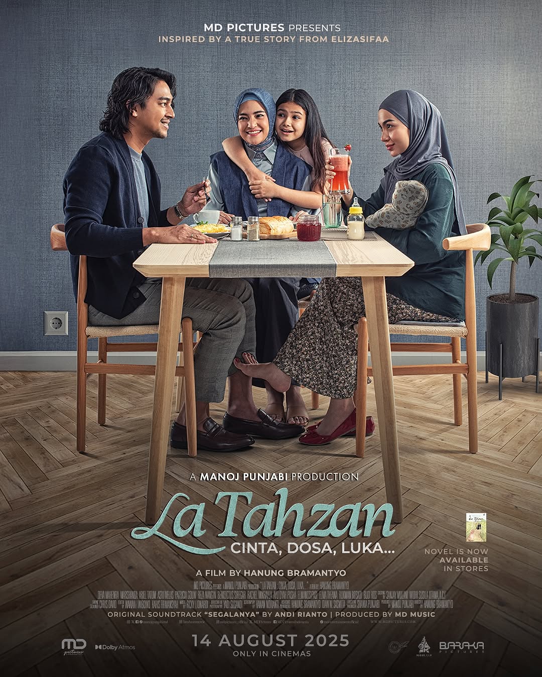 Poster Final La Tahzan | Senyuman di Atas Meja, Tapi Ada Isyarat di ...